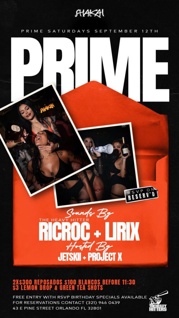 Prime Saturdays flyer