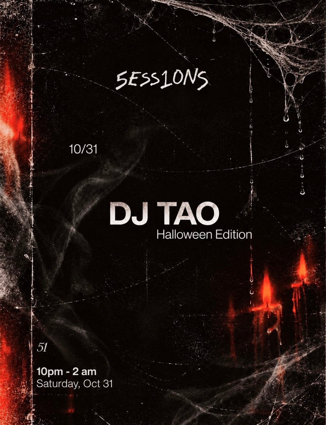 5ESS1ONS HALLOWEEN | OCT 31 flyer