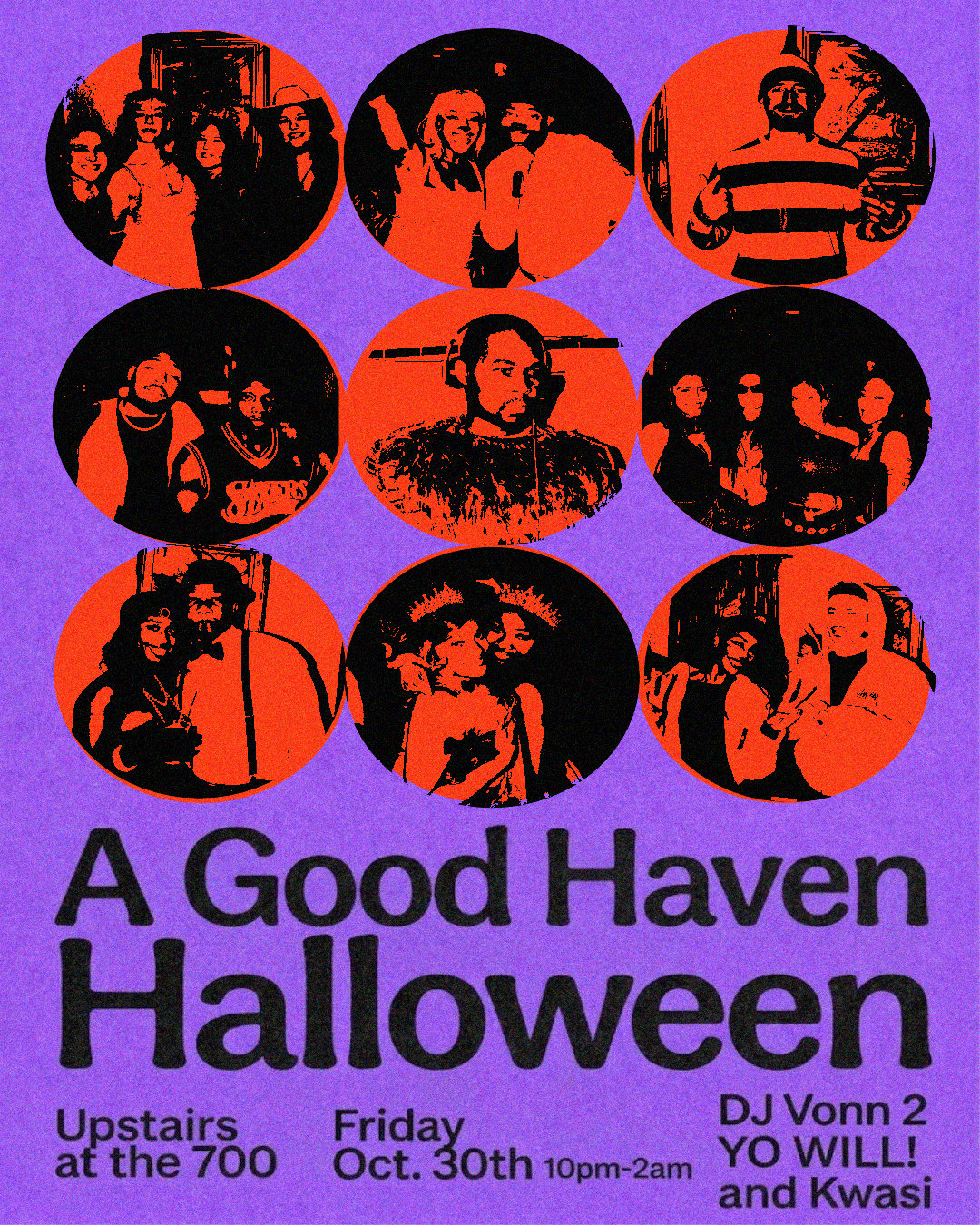 A Good Haven Halloween | YO WILL! & DJ Vonn flyer
