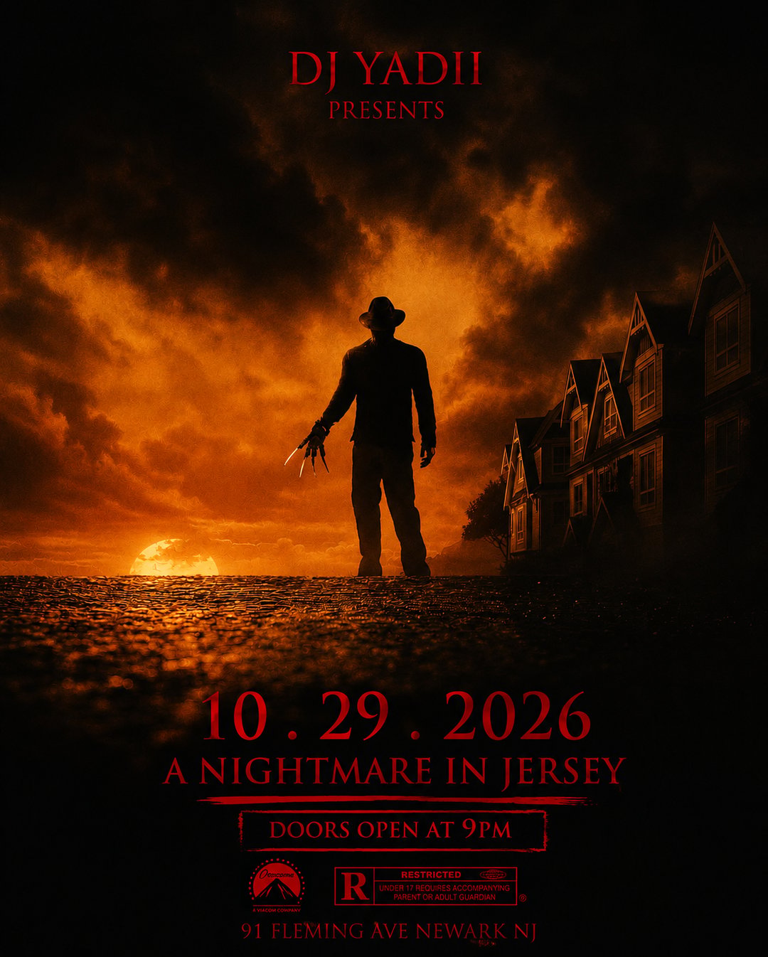A NIGHTMARE IN JERSEY flyer