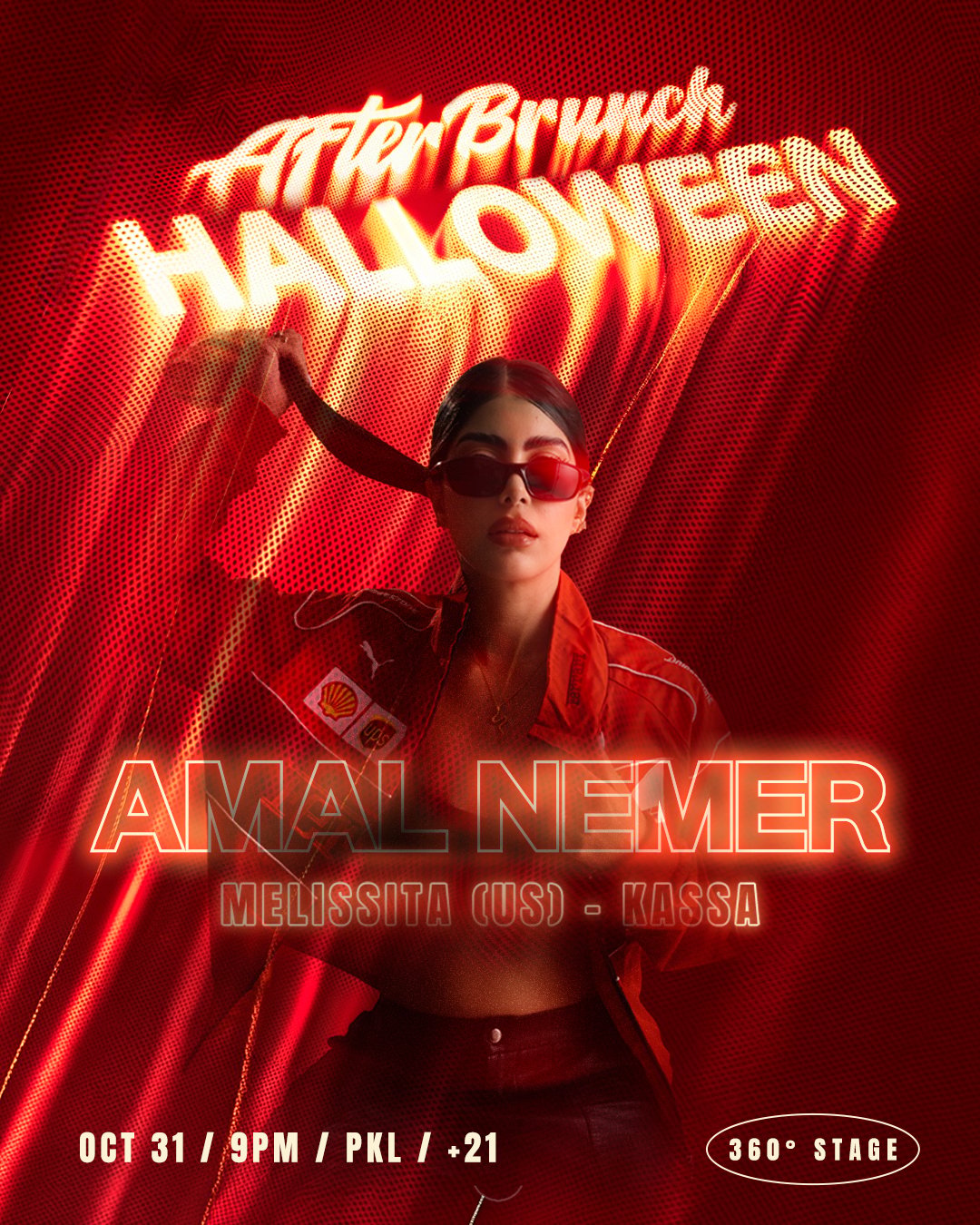 After Brunch Halloween with Amal Nemer flyer
