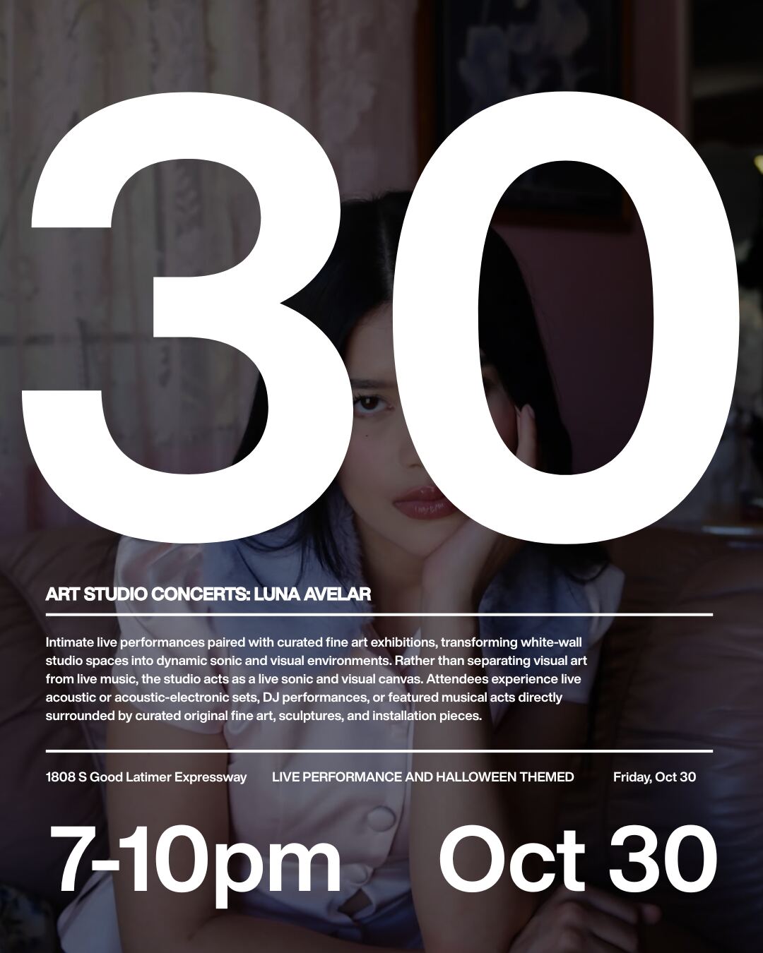 Art Studio Concerts: With Luna Avelar flyer