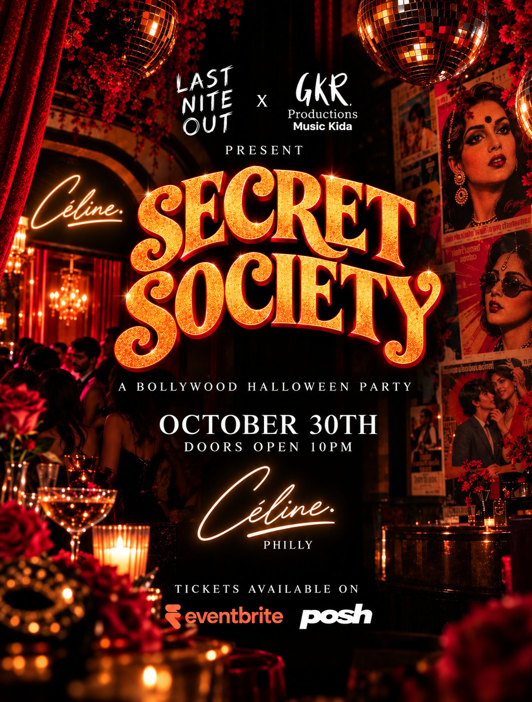 BOLLYWOOD HALLOWEEN IN PHILLY 2026 flyer