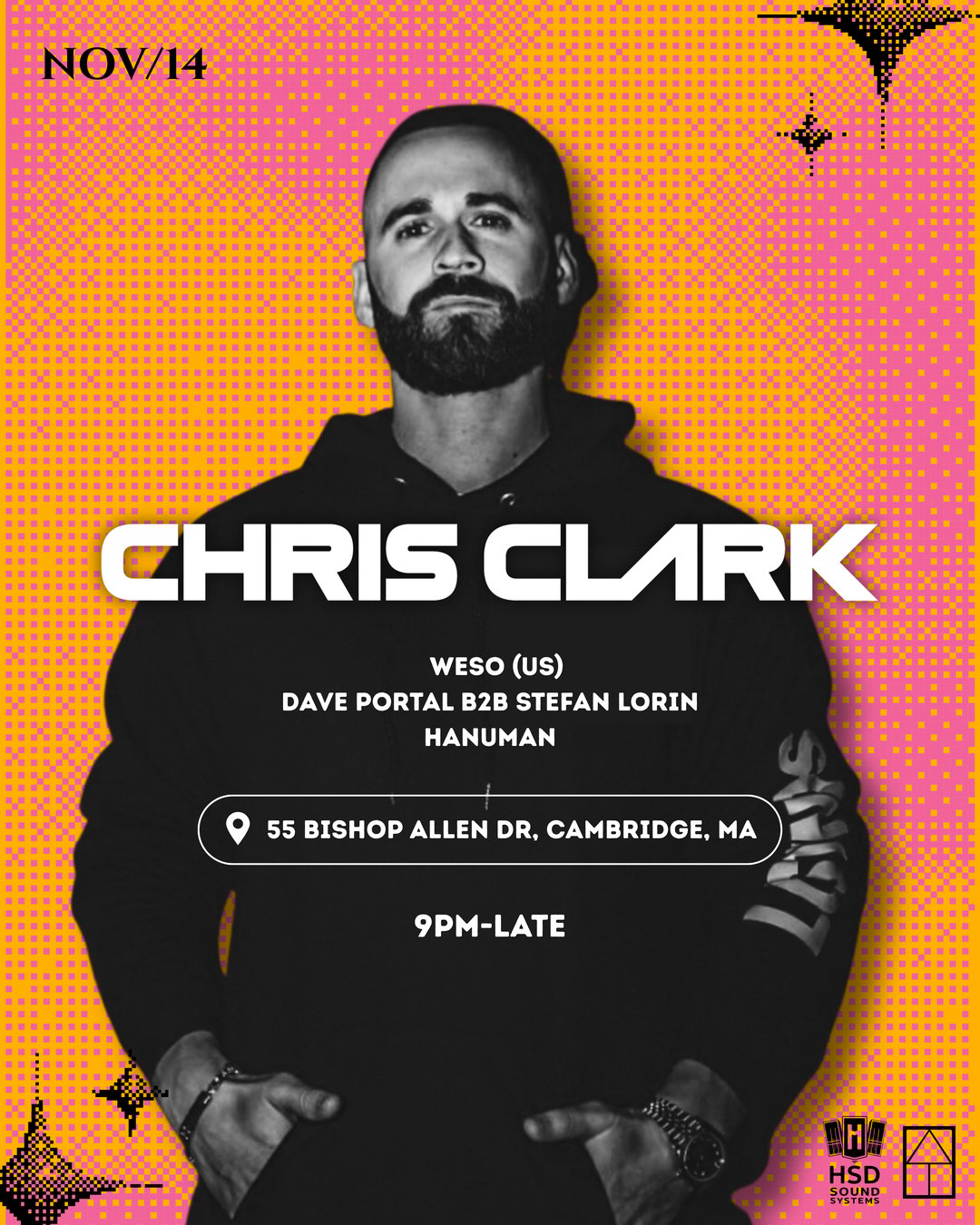 CHRIS CLARK flyer