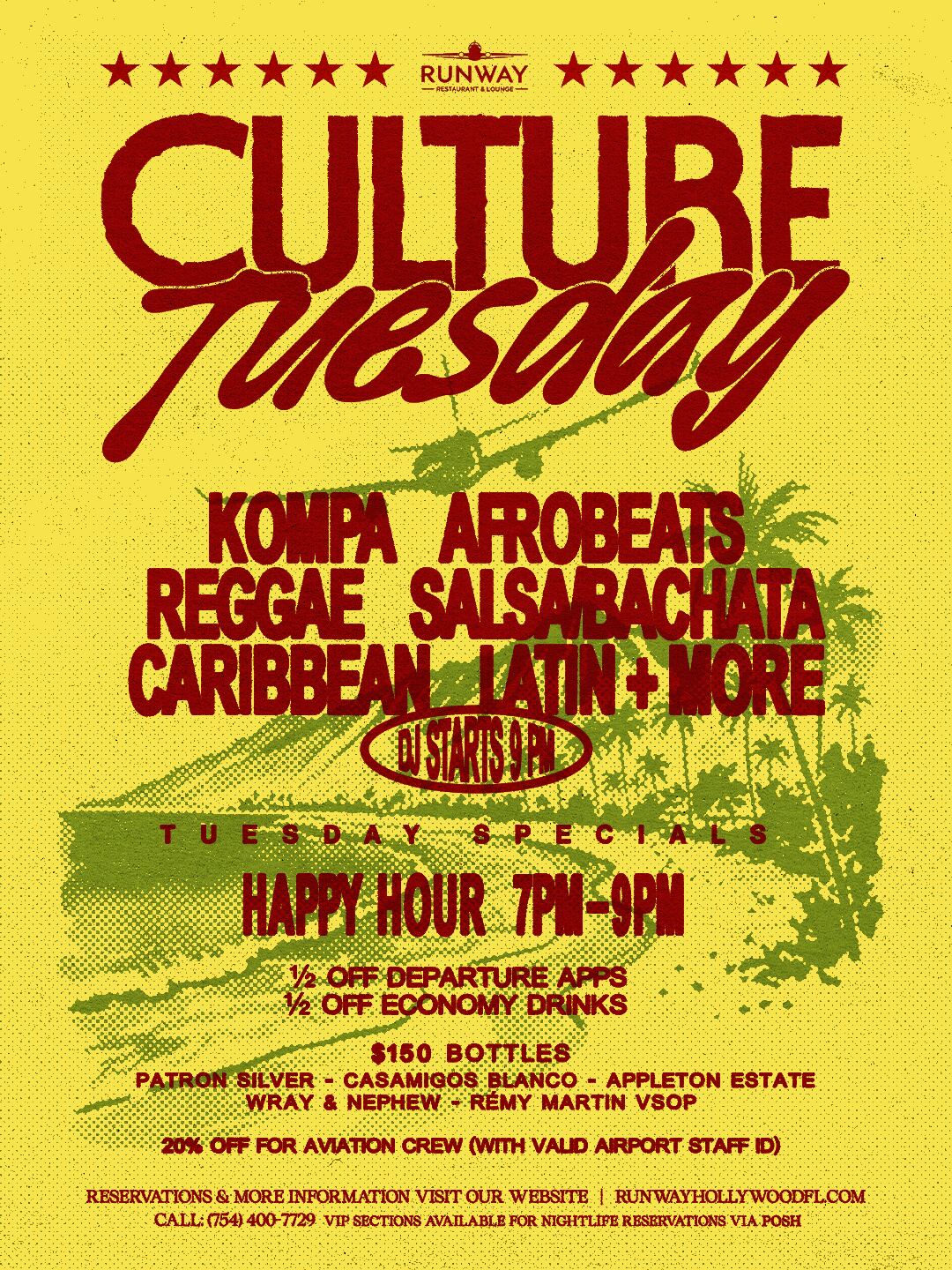 Culture Tuesdays @ Runway flyer