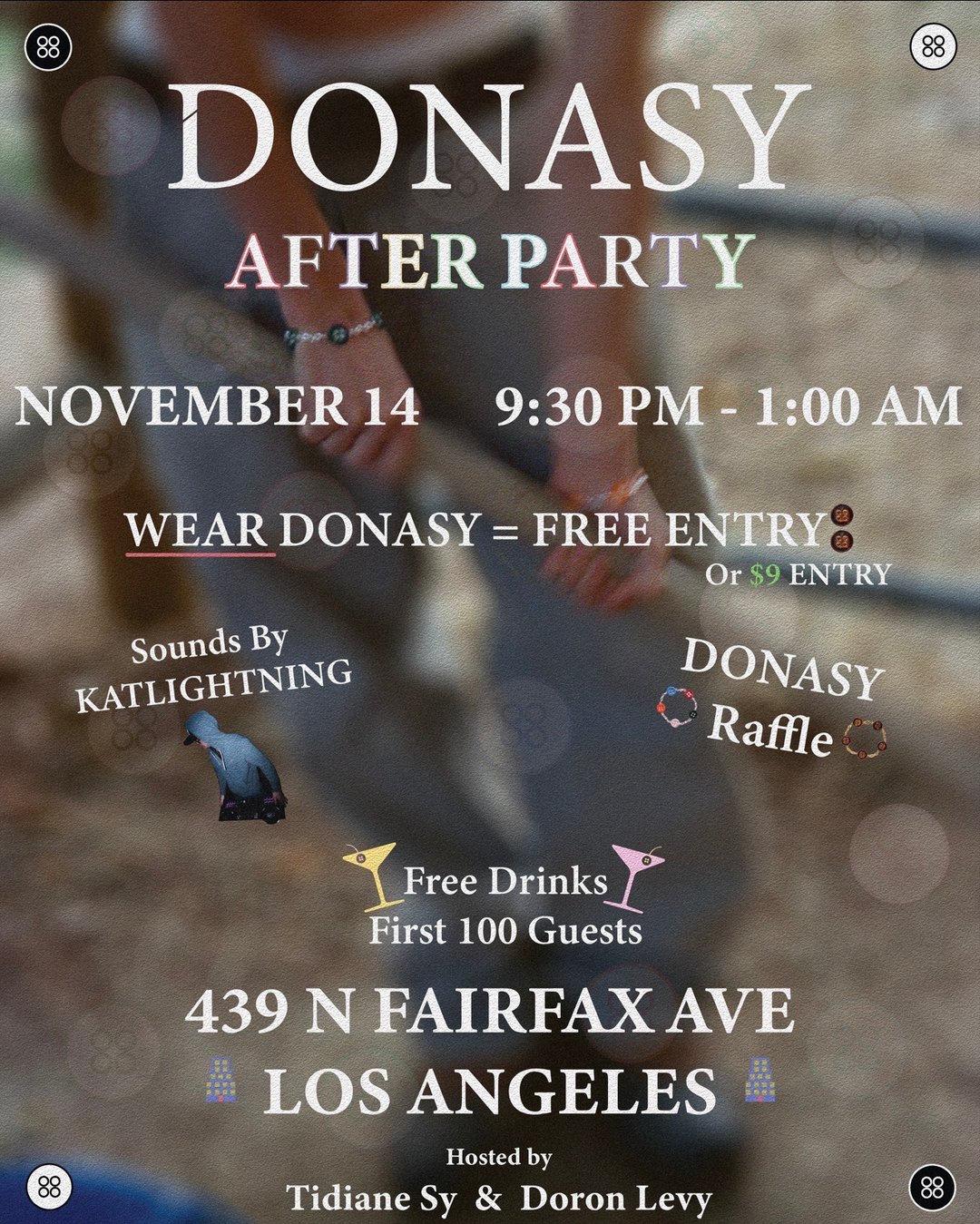 DONASY PARTY flyer