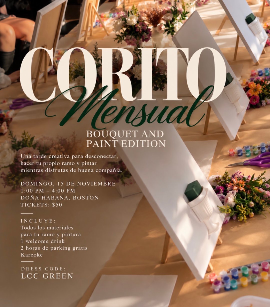 El corito mensual flyer