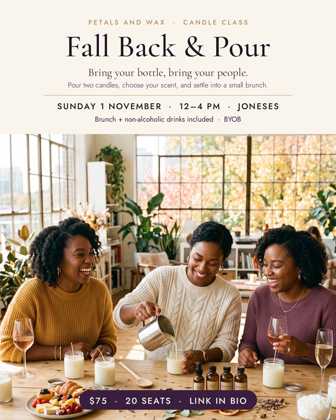 Fall Back & Pour flyer