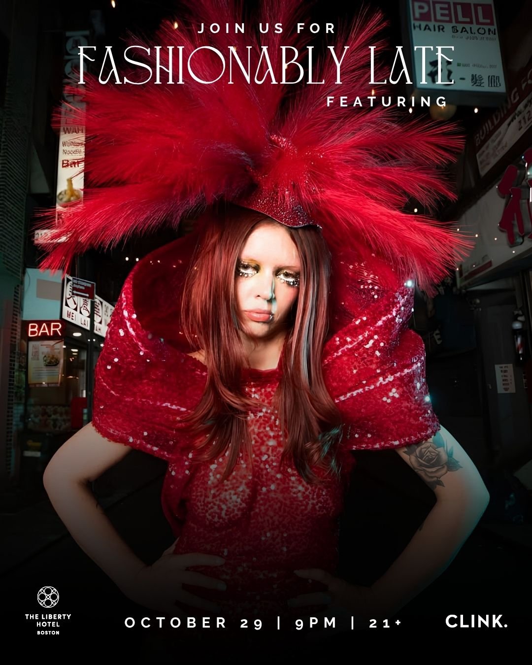 Fashionably Late: Boston Fashion Nights flyer