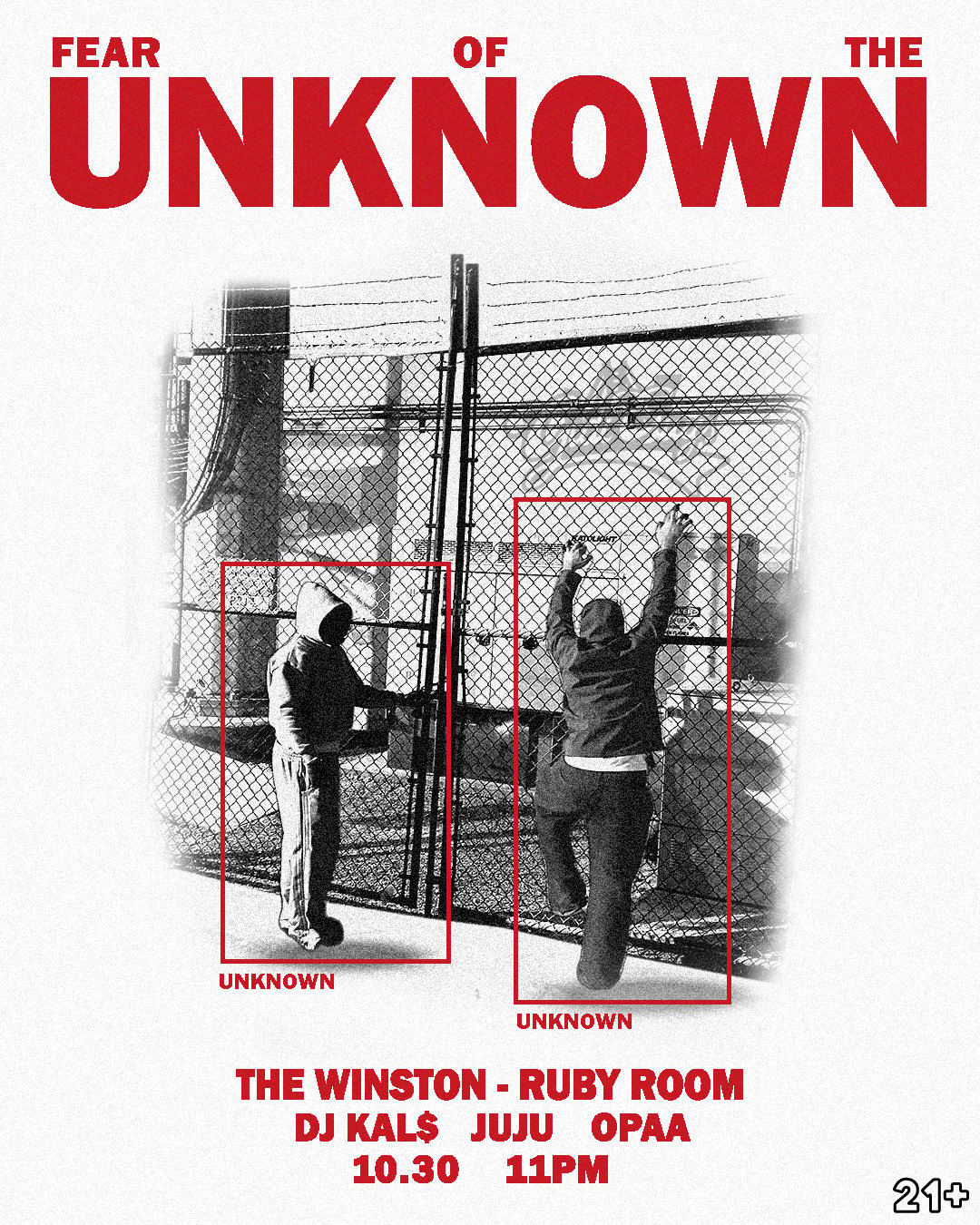 FEAR OF THE UNKNOWN flyer