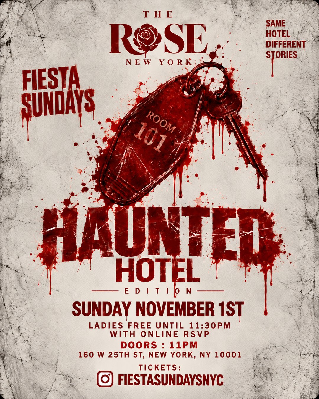 FIESTA SUNDAYS @ THE ROSE NYC (18+) flyer