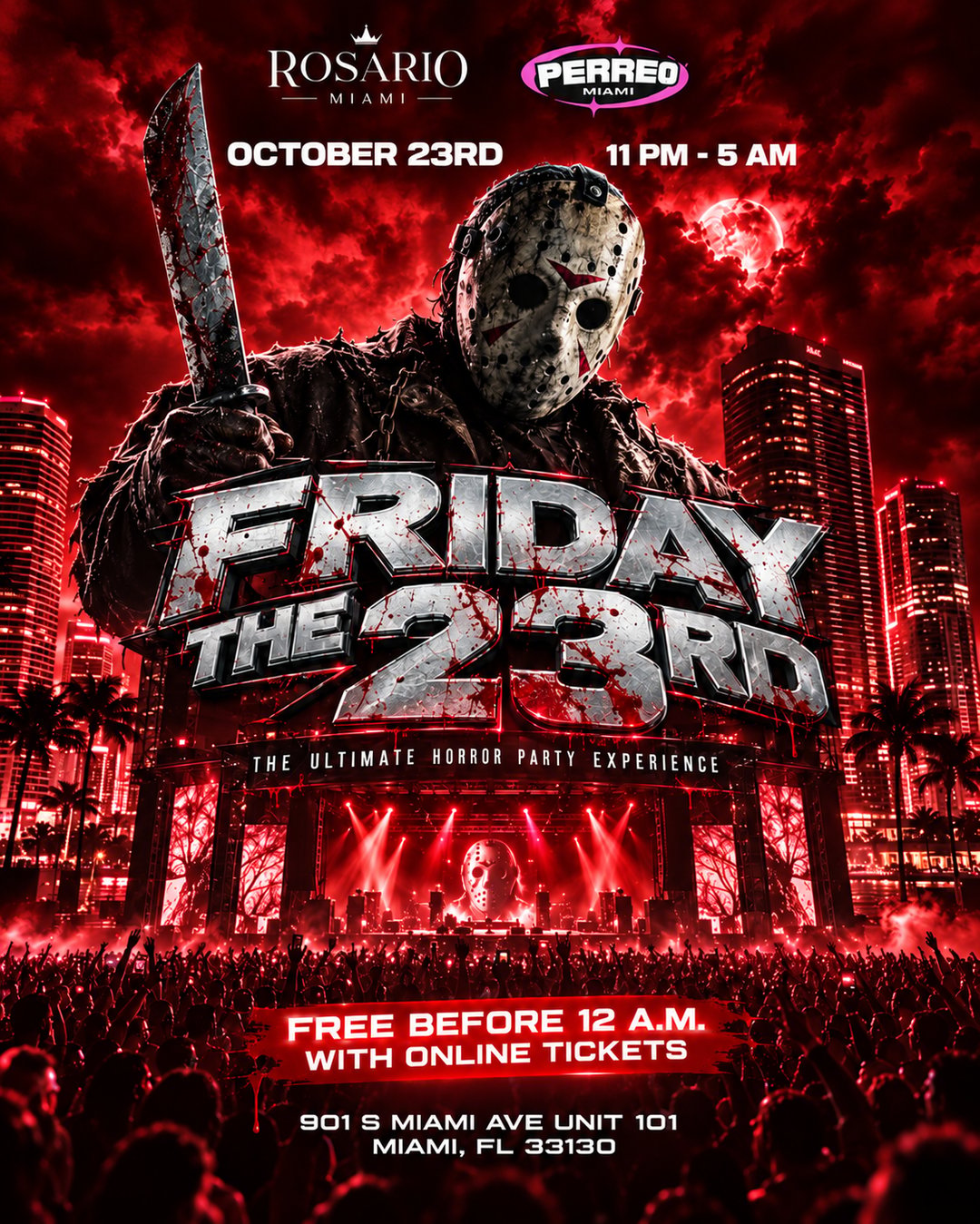 FRIDAY THE 23RD flyer