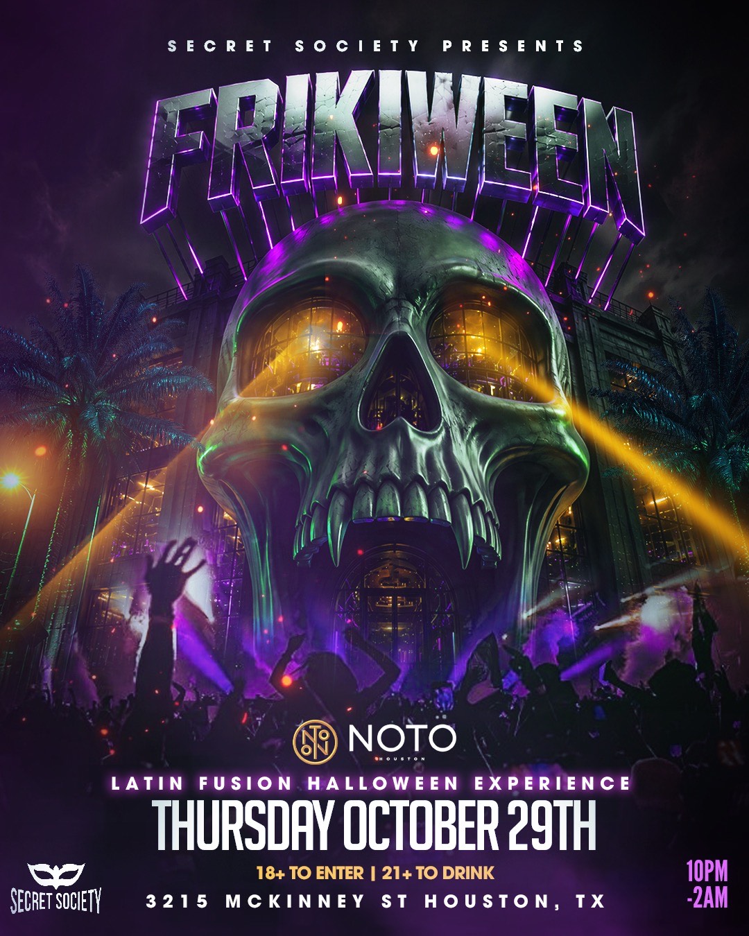 FRIKIWEEN - HOUSTON, TEXAS flyer