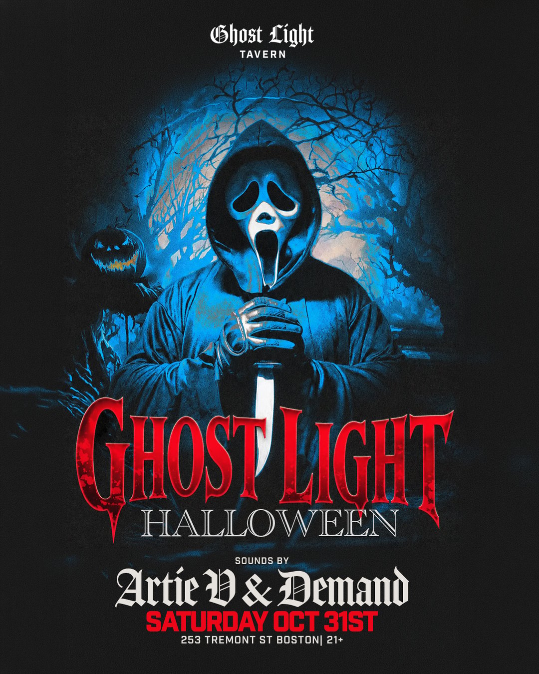 Ghost Light Tavern - Saturday, October 31st flyer