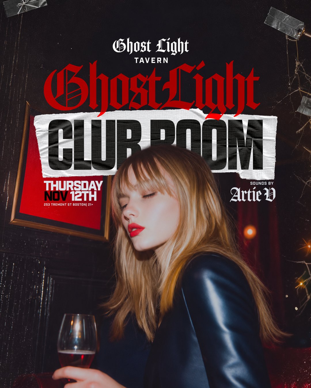 Ghost Light Tavern - Thursday, November 12th flyer