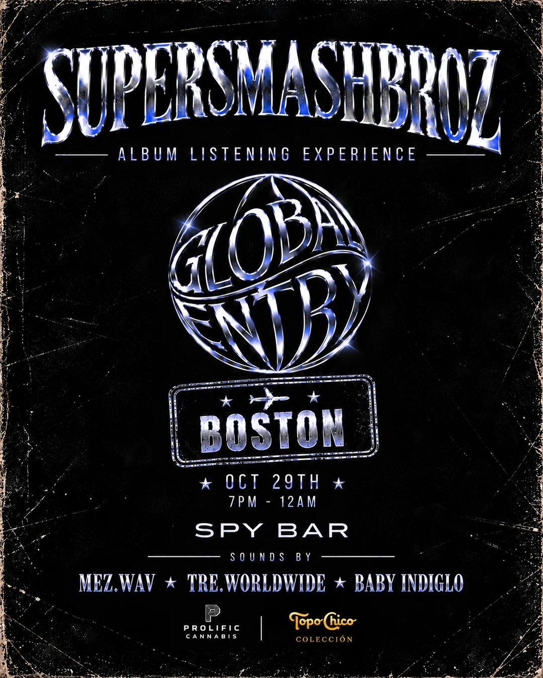 Global Entry Listening Experience: BOS flyer