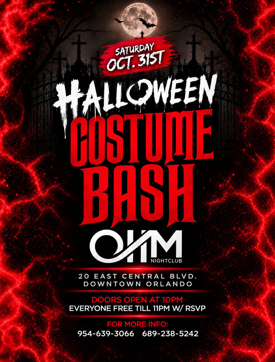 Halloween Bash flyer
