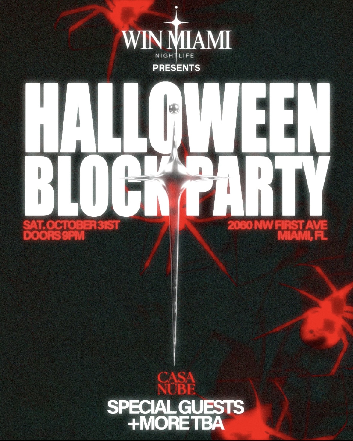 Halloween Block Party flyer