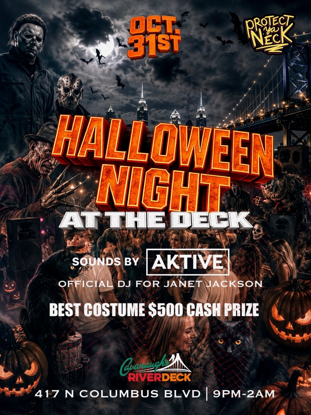 Halloween Costume Party @ RIVERDECK PHILLY flyer