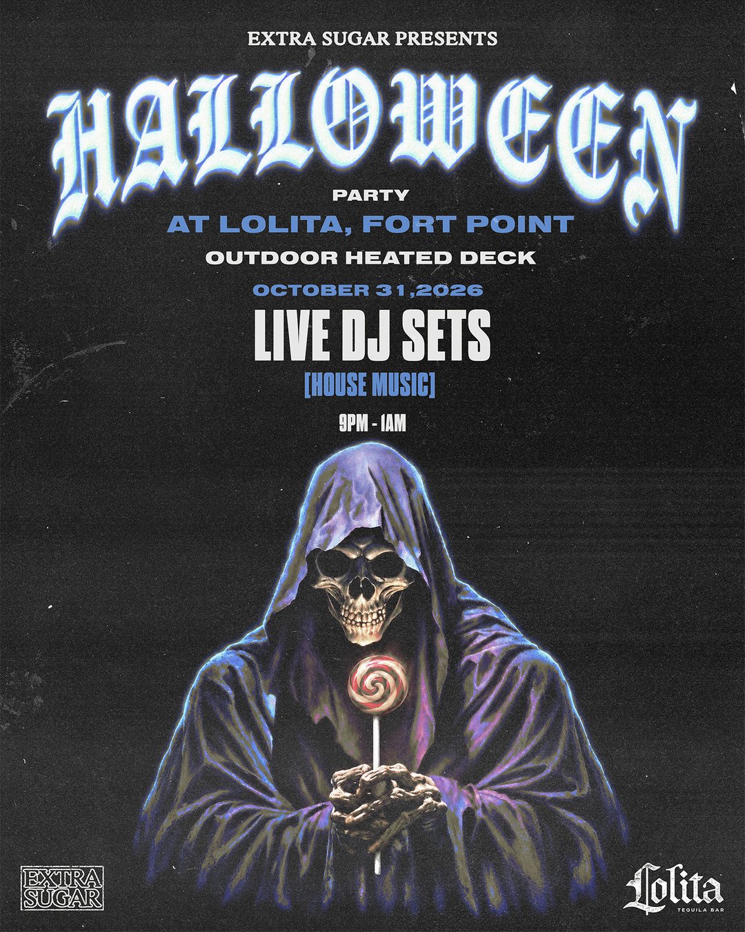 Halloween @ Lolita Fort Point Deck flyer