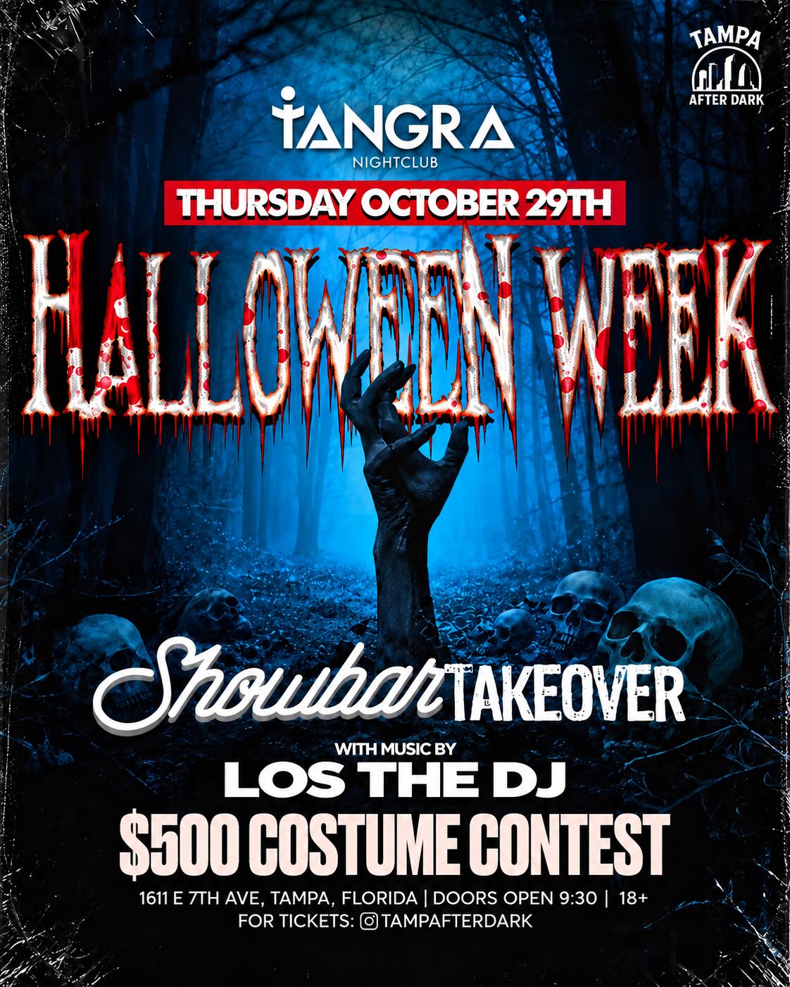 HALLOWEEN WEEK @ TANGRA (18+) flyer