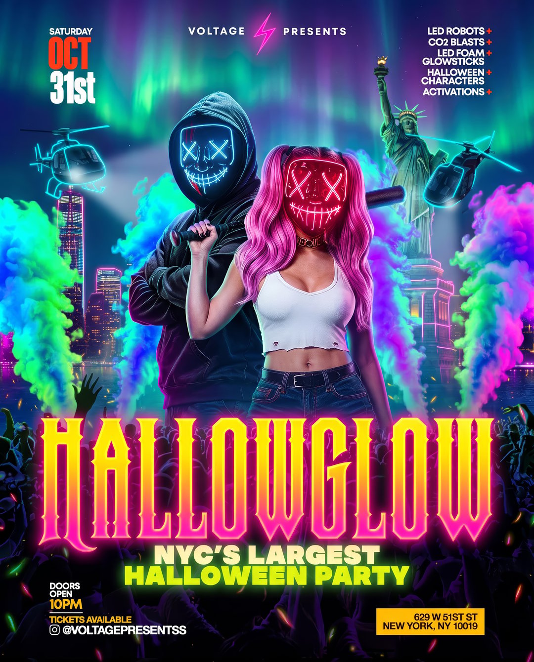 HALLOWGLOW (18+) flyer