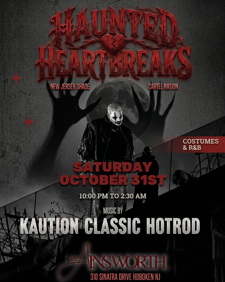 "Haunted Heartbreaks" - Rnb On The Hudson flyer
