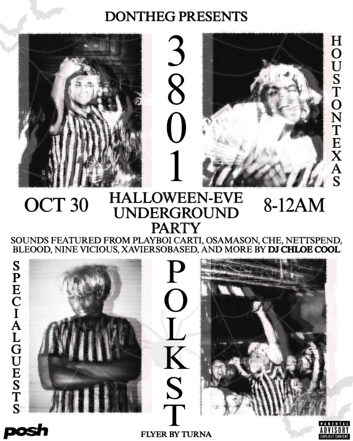 HOUSTON UNDERGROUND HALLOWEEN PARTY flyer