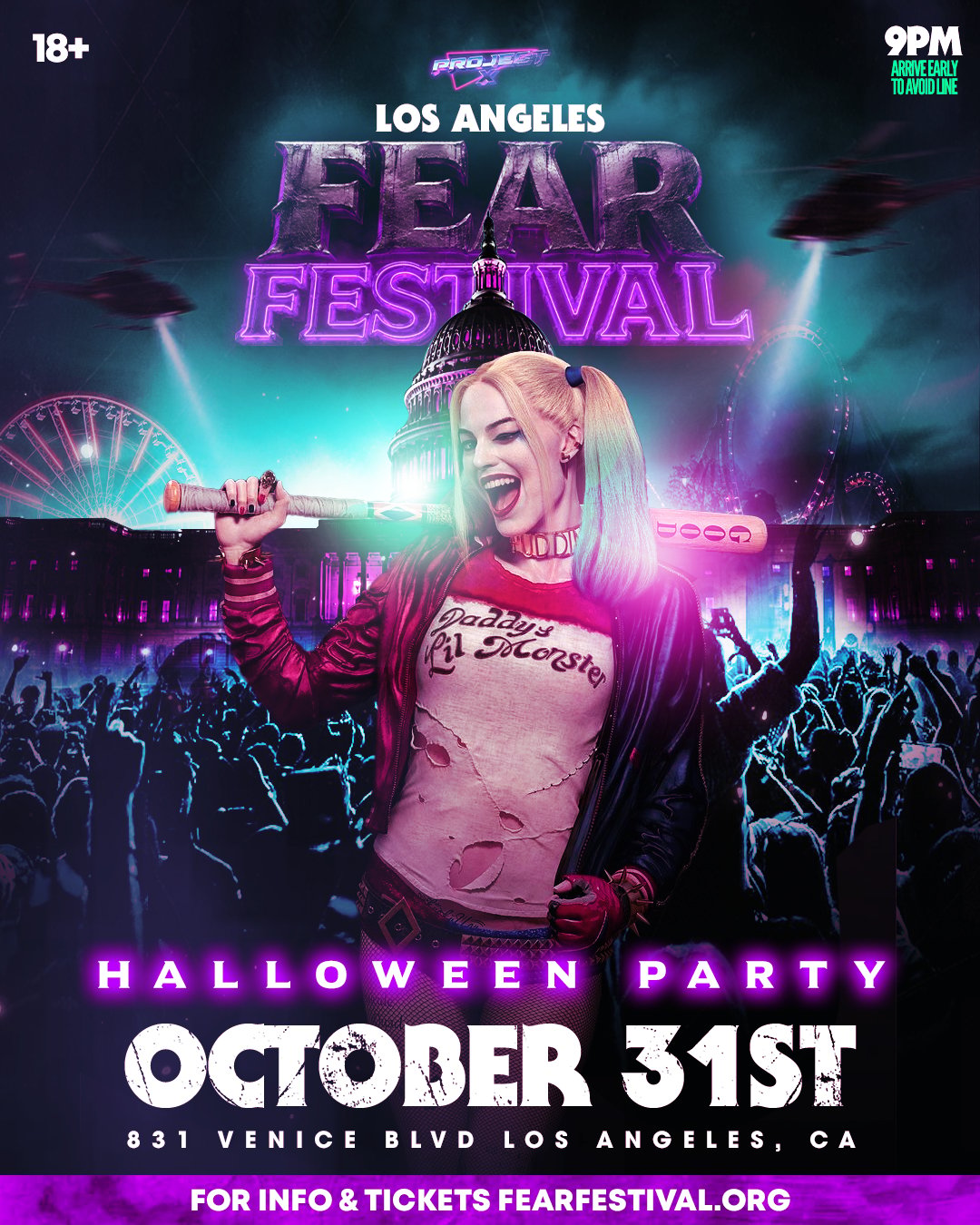 LA Fear Festival: Halloween Party flyer