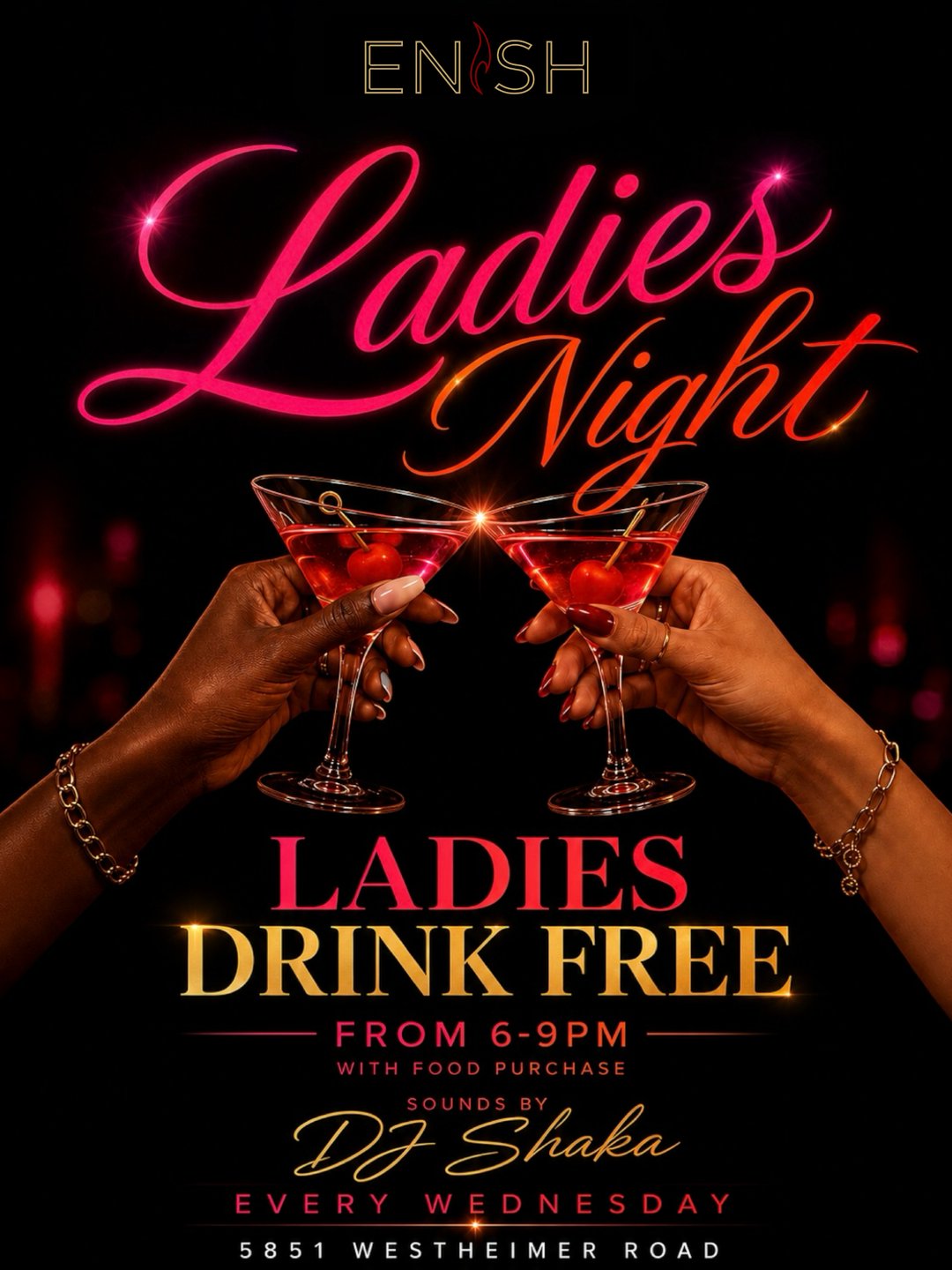 LADIES NIGHT flyer
