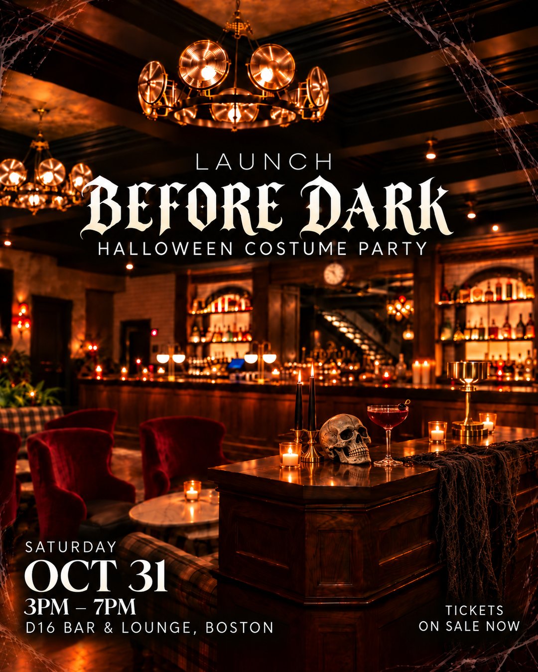 Launch Before Dark: Halloween Day Party flyer