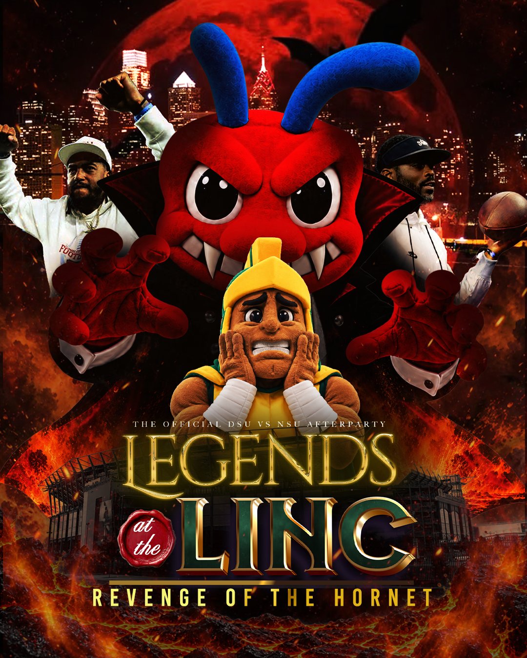 Legends at the Linc Day Party flyer