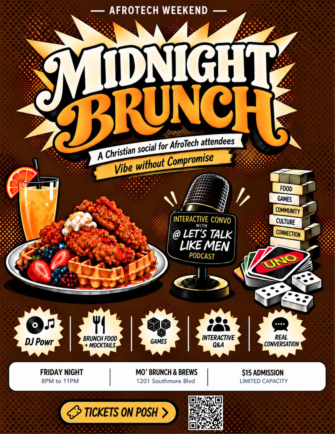 Midnight Brunch x AfroTech Weekend 2026 flyer