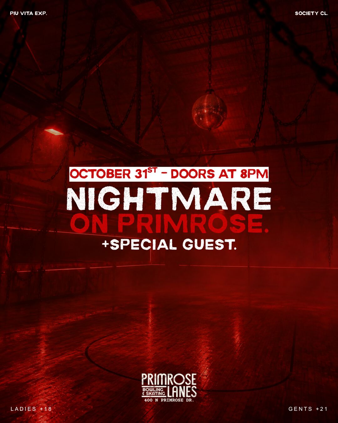 NIGHTMARE ON PRIMROSE flyer