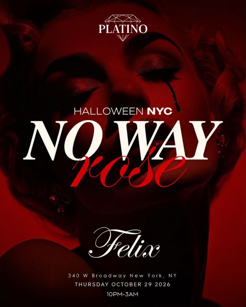 NO WAY ROSE flyer