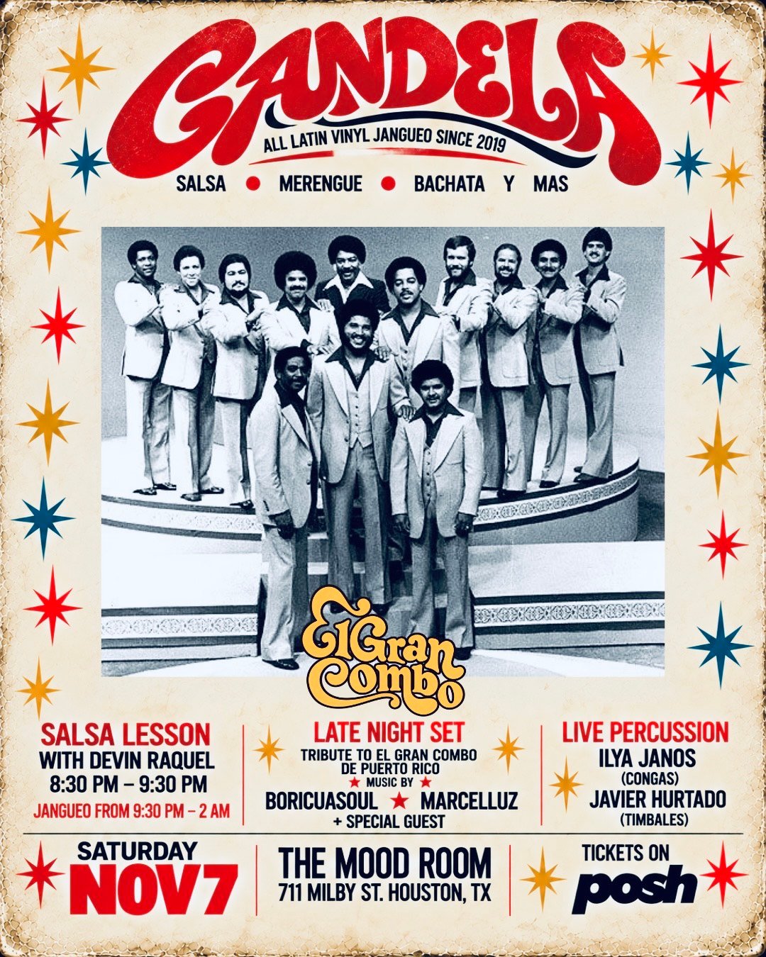 November Candela: All Vinyl Latin Jangueo flyer