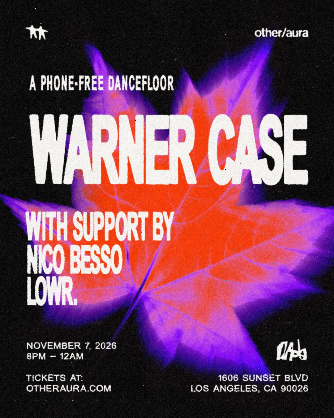 other/aura presents: warner case flyer