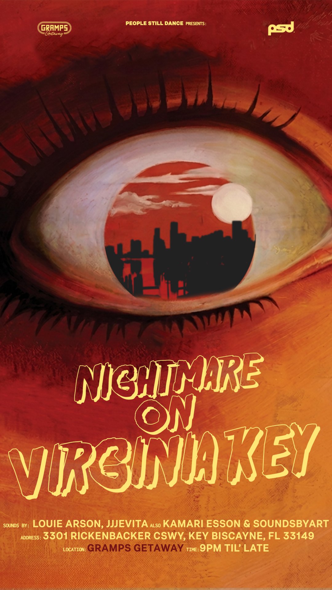 People Still Dance Presents: Nightmare On Virginia Key flyer