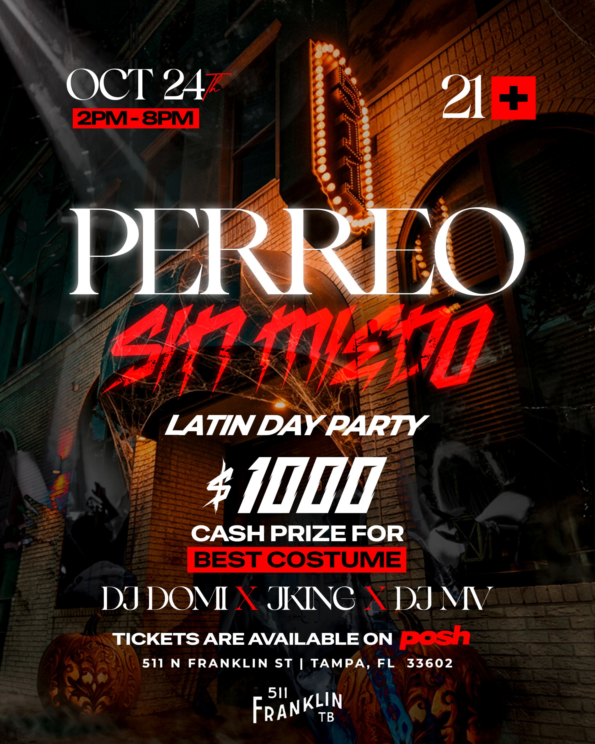 Perreo Sin Miedo Halloween  Day Party🎃 flyer