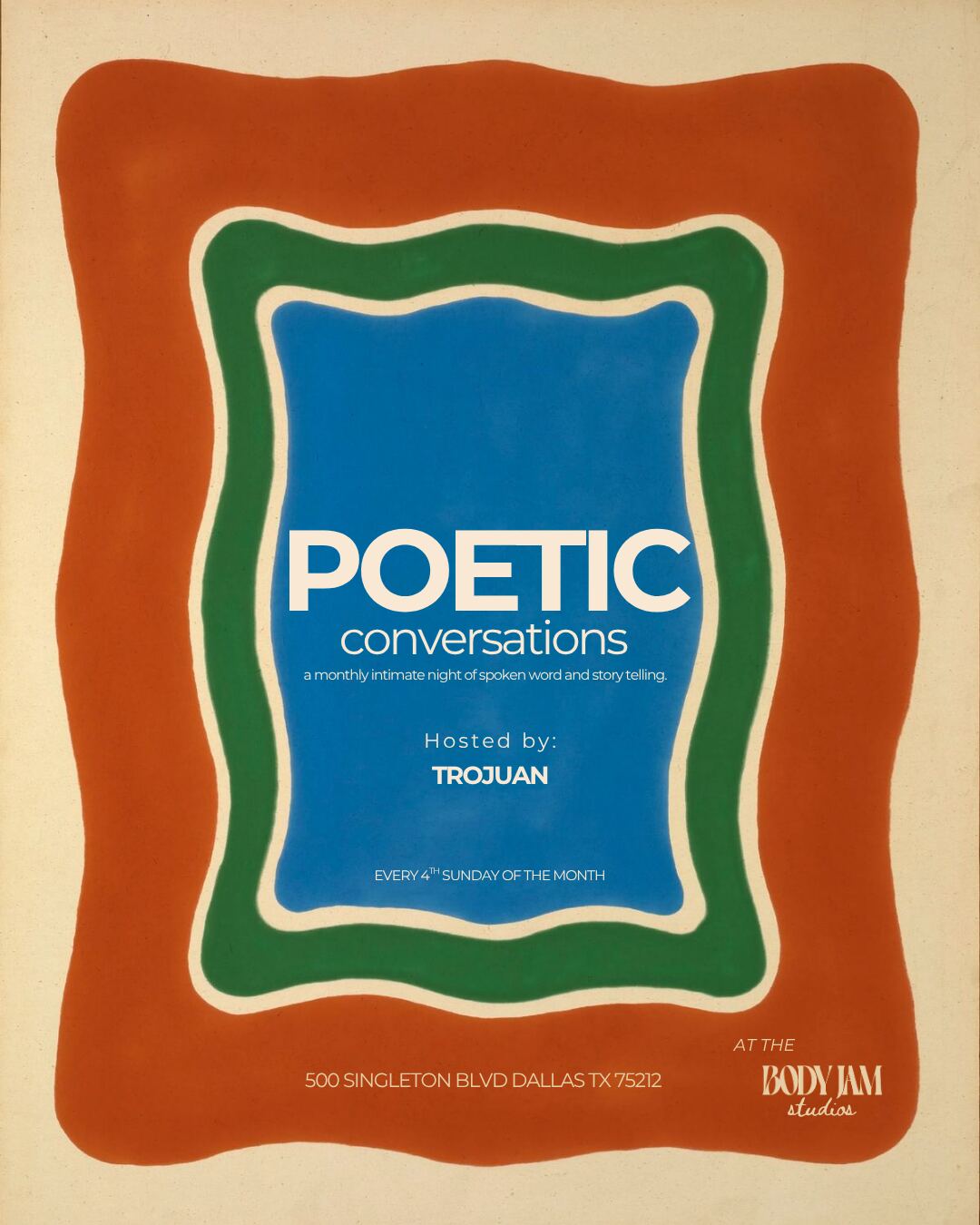 Poetic Conversations flyer