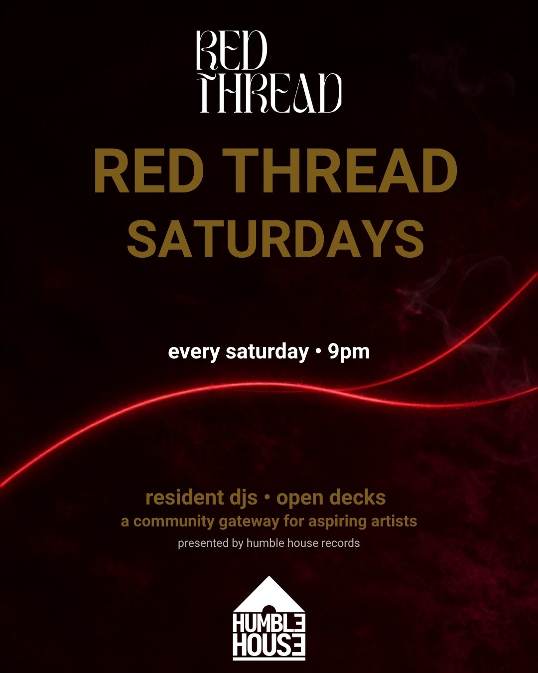 Red Thread Saturdays - HHR flyer