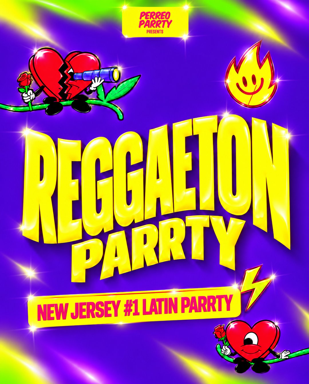 Reggaeton Parrty - Halloween Latin Dance Night in New Jersey, Passaic flyer