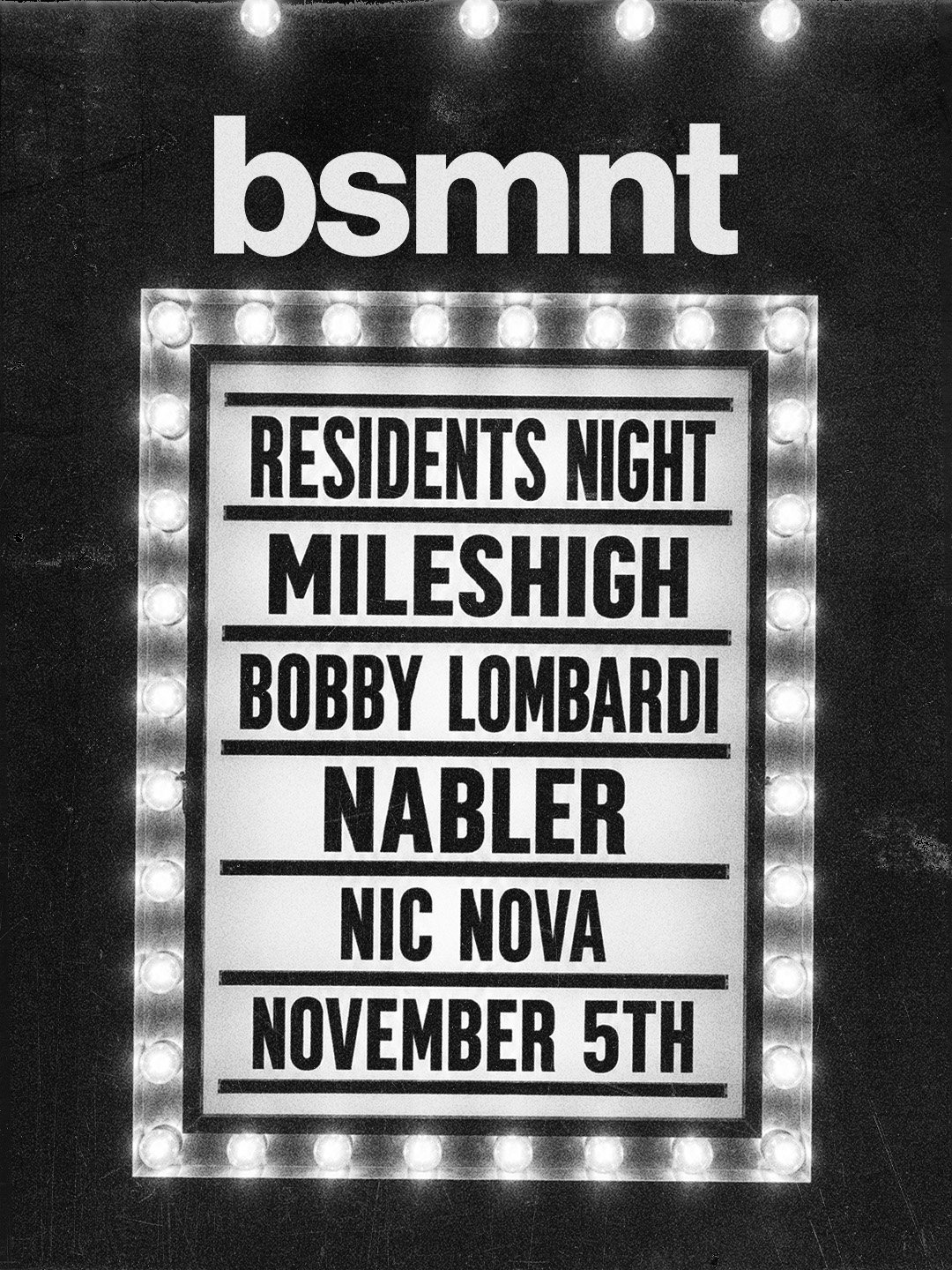 resident takeover flyer