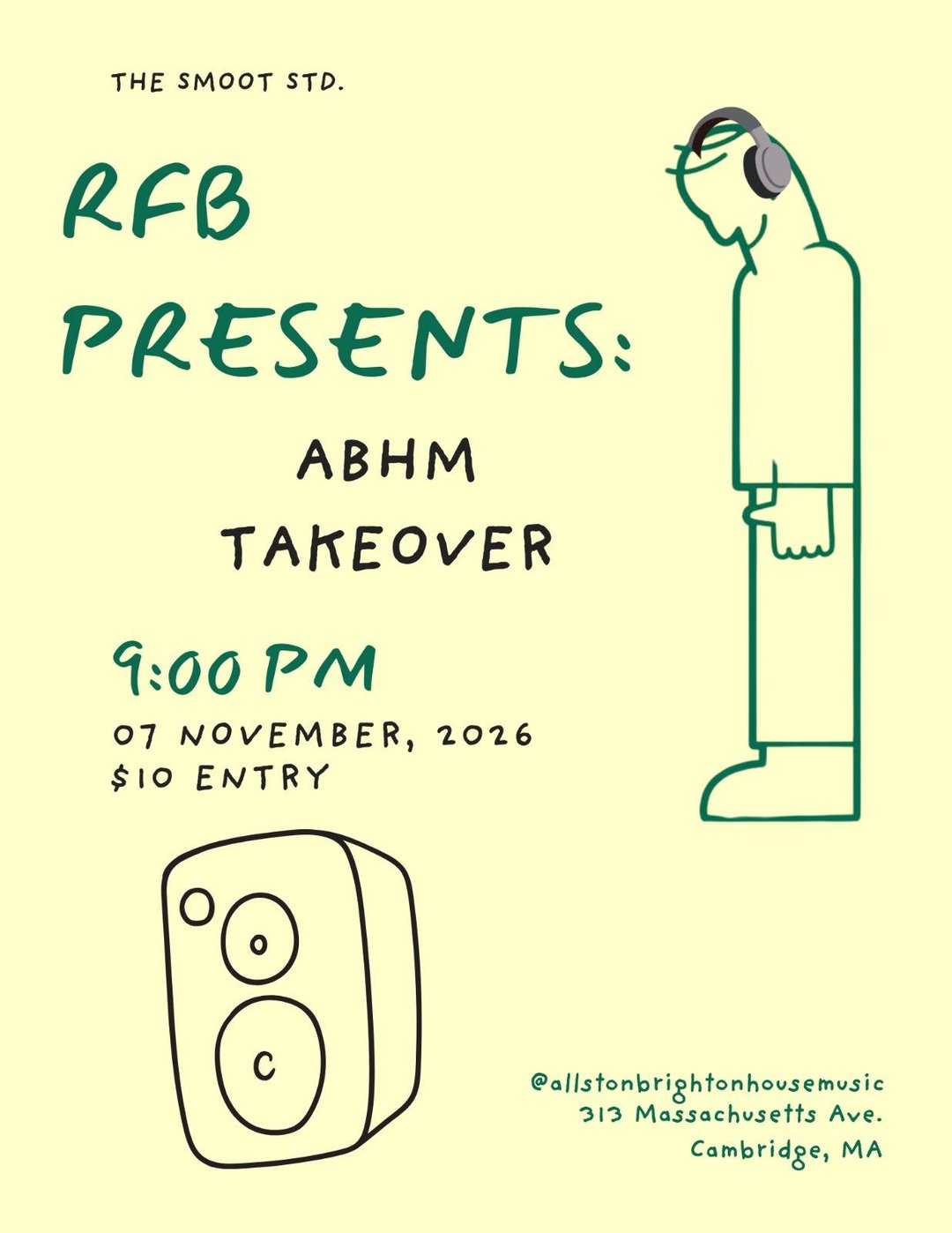 RFB x ABHM @ SMOOT flyer