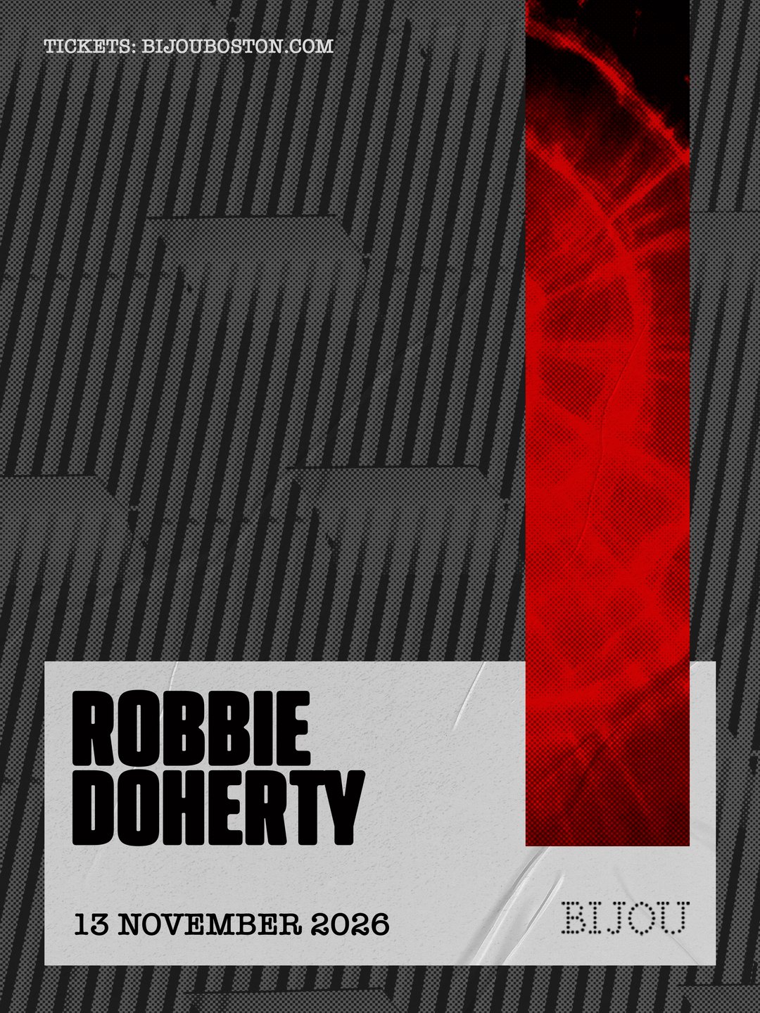 Robbie Doherty flyer