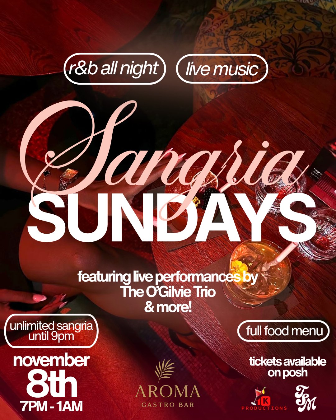 Sangria Sundays 🍷✨ flyer
