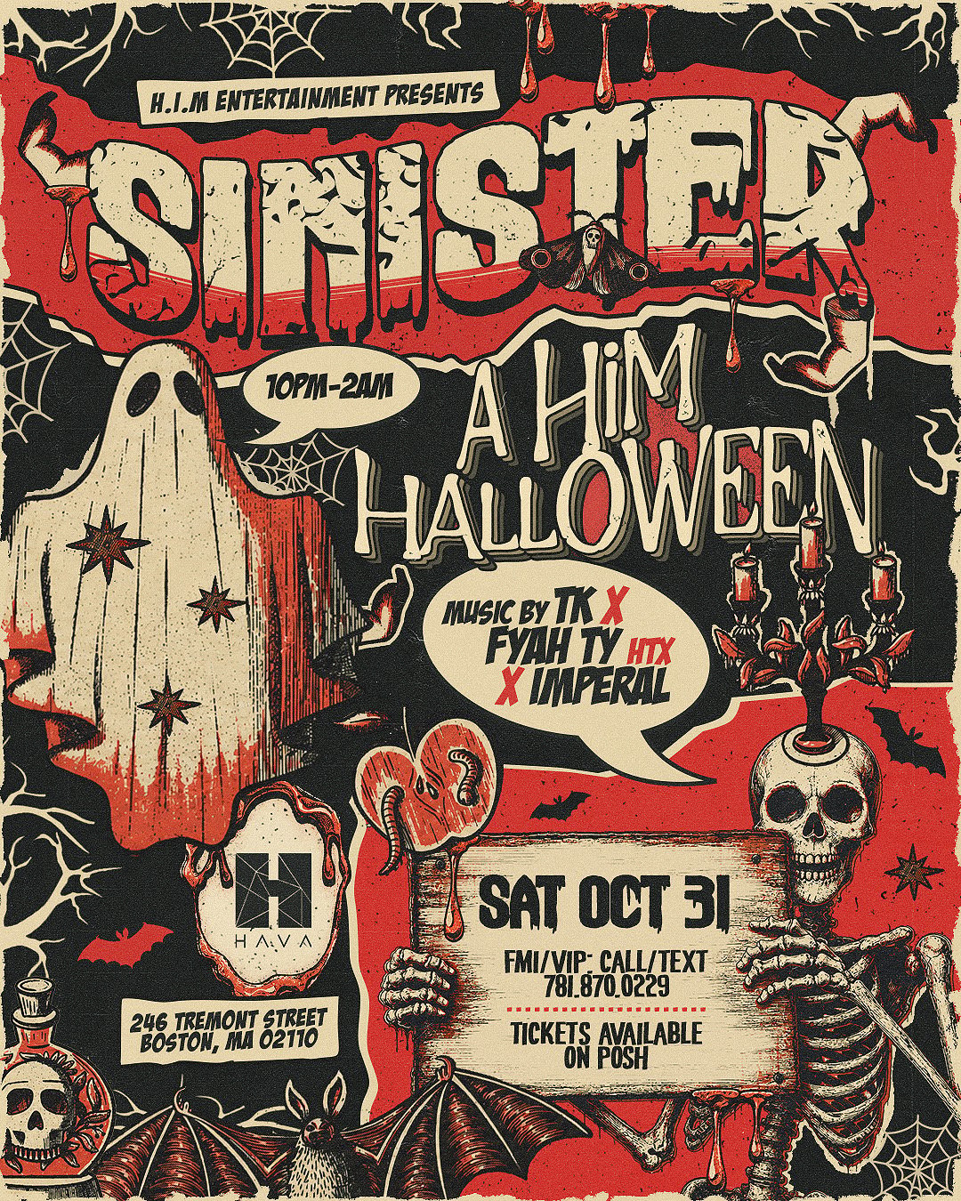 Sinister Island 🏝️ flyer