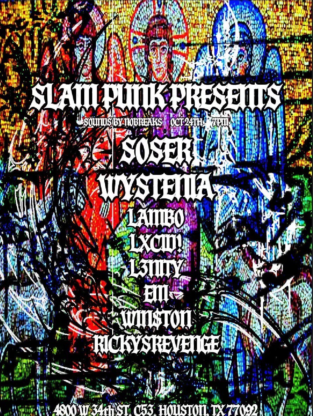 SLAM PUNK PRESENTS flyer