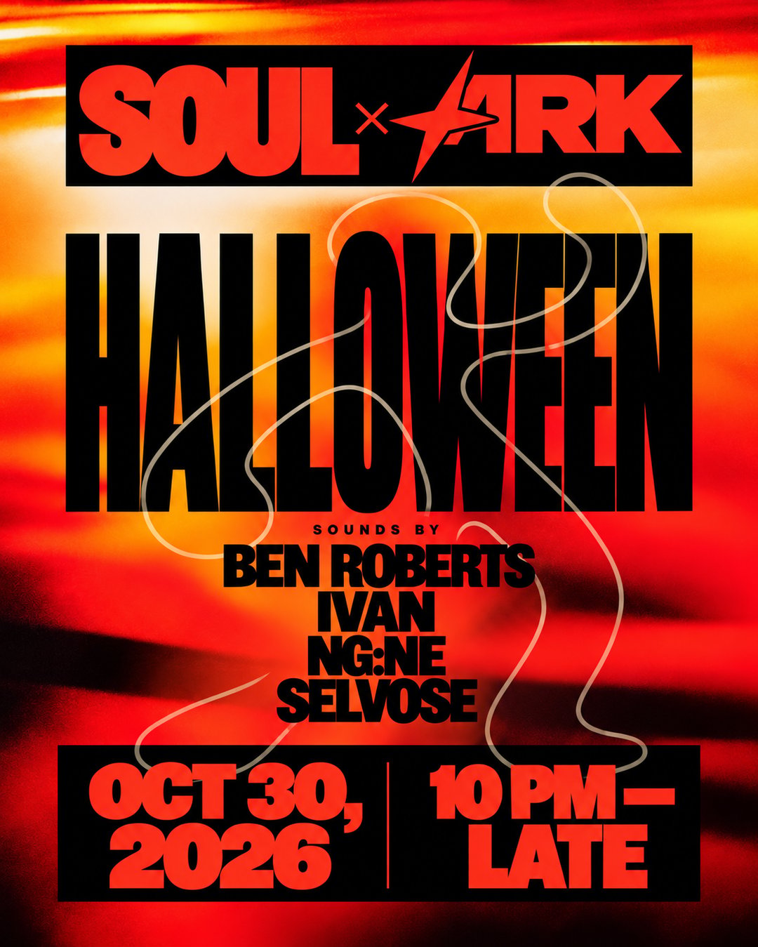 SOUL X ARK: HALLOWEEN flyer