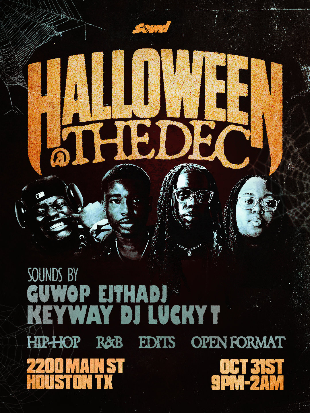 SOUND ORIENTATION PRESENTS : HALLOWEEN AT THE DEC flyer